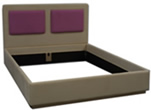 Built to order beds, bedsteads, headboards. You choose the fabric or leather