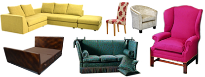 Attleborough Upholstery furniture maker, standard sofa, settee, suite, chair, dining chair, bedstead, bed manufacture. Standard ranges and styles made to order